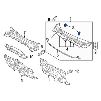 Hyundai OE - Front Windshield Washer Nozzle