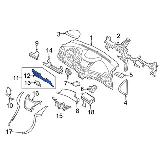 Hyundai OE - Lower Steering Column Cover