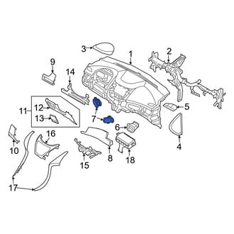 Hyundai OE - Center Left Dashboard Air Vent