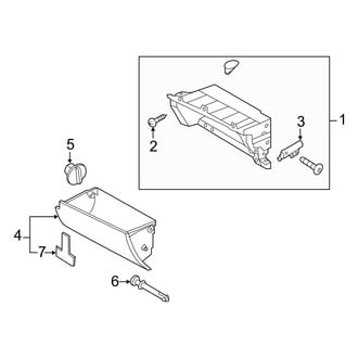 Hyundai OE - Instrument Panel - Glove Box (USA Built), (Sedan)