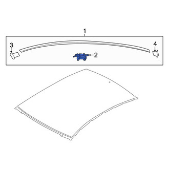 Hyundai OE - Roof Molding Clip
