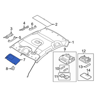 Hyundai OE - Right Sun Visor