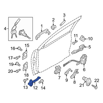 Hyundai OE - Front Left Door Check
