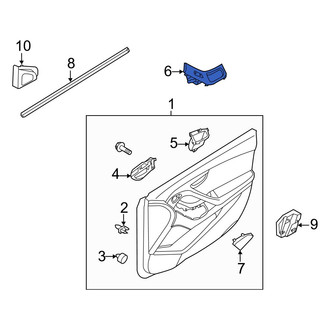 Hyundai OE - Front Left Door Window Switch