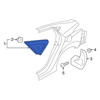 Hyundai OE - Rear Right Door Applique