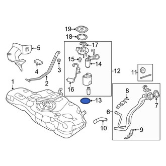 Hyundai OE - Fuel Pump Tank Seal