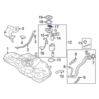 Hyundai OE - Fuel Tank Pressure Sensor