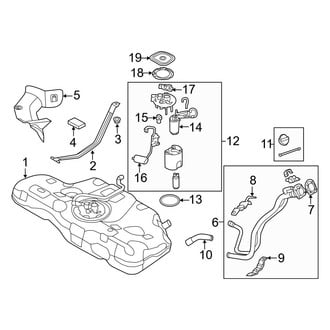 Hyundai OE - Fuel System Components (Korea Built), (GLS / Limited)