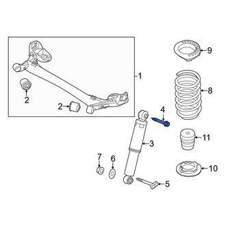 Hyundai OE - Upper Suspension Shock Absorber Bolt