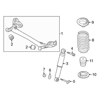 Hyundai OE - Rear Suspension - Suspension Components (Sedan)