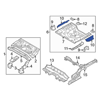 Hyundai OE - Rear Right Floor Extension
