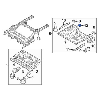 Hyundai OE - Spare Tire Bracket