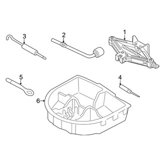 Hyundai OE - Rear Body & Floor - Jack & Components (Sedan)