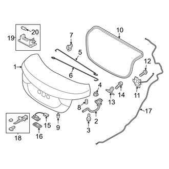 Hyundai OE - Trunk Lid - Lid & Components