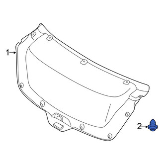 Hyundai OE - Deck Lid Trim Clip