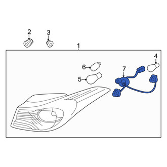 Hyundai OE - Rear Tail Light Wiring Harness