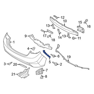 Hyundai OE - Right Bumper Cover Bracket