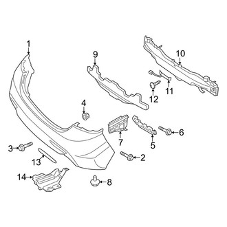 Hyundai OE - Rear Bumper - Bumper & Components (GS)
