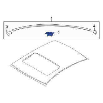 Hyundai OE - Roof Molding Clip