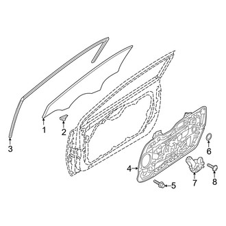 Hyundai OE - Front Door - Glass & Hardware (GS)