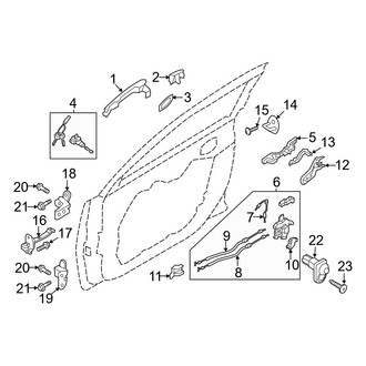 Hyundai OE - Front Door - Lock & Hardware (GS)