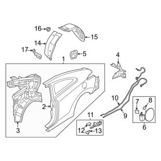 2014 Hyundai Elantra Replacement Quarter Panels — CARiD.com