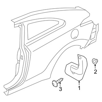 Hyundai OE - Quarter Panel - Exterior Trim (GS / SE)