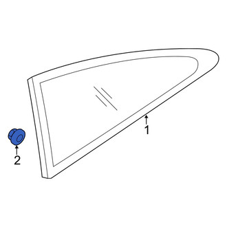 Hyundai OE - Quarter Panel Glass Nut