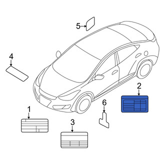 Hyundai OE - Tire Information Label