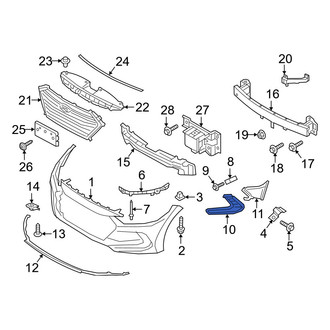 Hyundai OE - Front Left Fog Light Trim