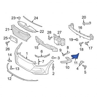 Hyundai OE - Front Left Brake Air Duct
