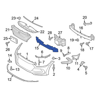 Hyundai OE - Front Bumper Impact Absorber