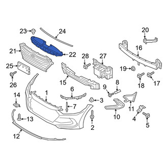 Hyundai OE - Front Bumper Cover Spacer Panel