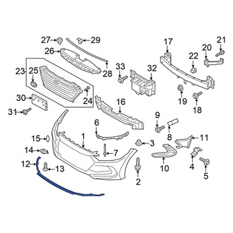 Hyundai OE - Front Valance Panel