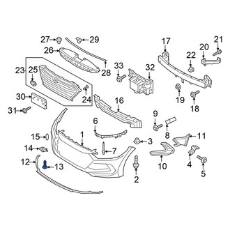 Hyundai OE - Front Valance Panel