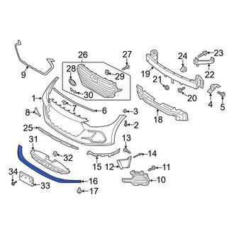 Hyundai OE - Front Valance Panel
