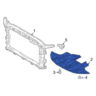 Hyundai OE - Front Radiator Support Splash Shield
