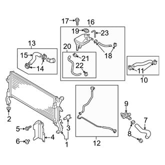 Hyundai OE - Cooling - Radiator & Components (1.4L)