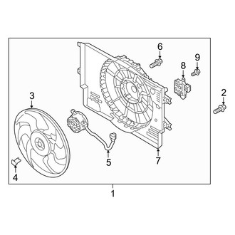 Hyundai OE - Cooling Fan (1.4L)
