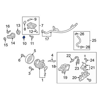 Hyundai OE - Cruise Control Distance Sensor Nut