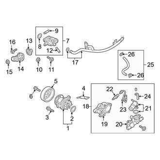 Hyundai OE - Cooling - Water Pump (1.4L)
