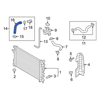 Hyundai OE - Lower Radiator Coolant Hose