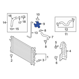 Hyundai OE - Engine Coolant Filler Neck