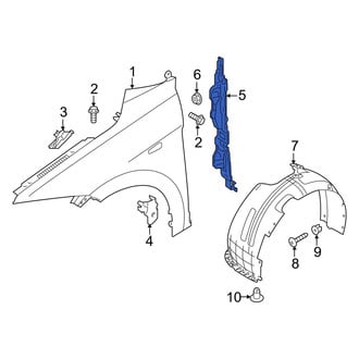 Hyundai OE - Front Left Fender Insulator