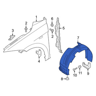 Hyundai OE - Front Right Fender Splash Shield
