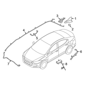Hyundai OE - Electrical - Antenna