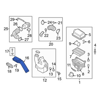 Hyundai OE - Engine Air Intake Hose