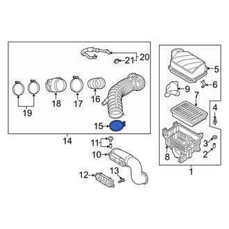 Hyundai OE - Upper Engine Air Duct Clamp