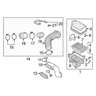 Hyundai OE - Engine / Transaxle - Air Intake (1.6L)