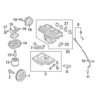Hyundai OE - Engine / Transaxle - Engine Parts (1.4L)
